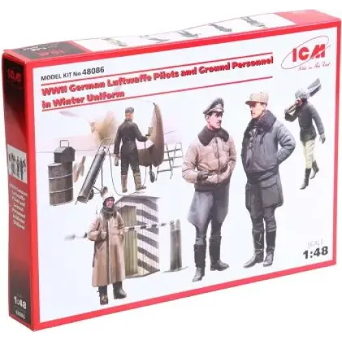 Фигуры и миниатюры Немецкие пилоты и наземный перс. Люфтваффе II МВ в зимней униформе