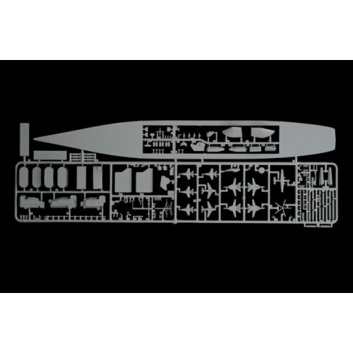 Флот Збірна модель 1:720 Авіаносець ВМС США ДЖОРДЖ Г. У. БУШ CVN-77 Italeri 5534