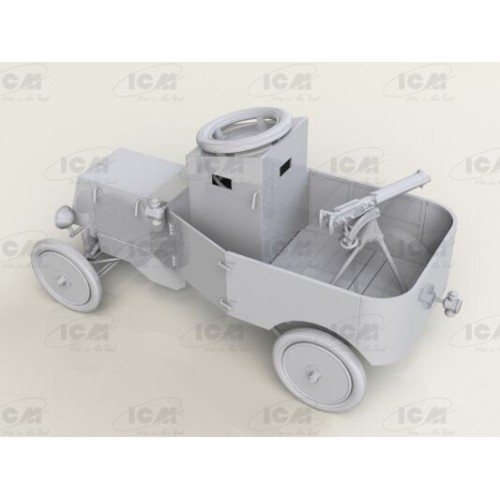 Бронетехника и артиллерия Бронеавтомобиль RNAS Model T с британским танковым экипажем (Первая мировая война)