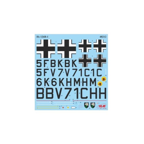 Збірна модель літака Збірна модель 1:48 Аеродром Люфтваффе (Друга світова війна) ICMDS4801 1:48