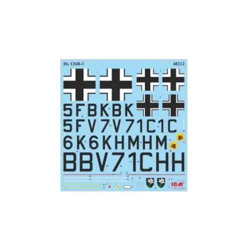 Сборная модель самолета Сборная модель 1:48 Аэродром Люфтваффе (Вторая мировая война) ICMDS4801 1:48