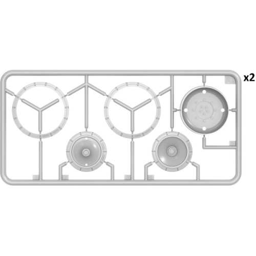 Авто-мото Збірна модель 1:35 Німецький промисловий трактор D8511 зразка 1936 року з вантажним причепом MiniArt 38033