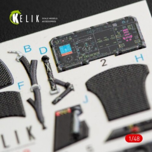 Декали F-35B Lightning II 3D декаль интерьер для комплекта Kitty Hawk 1:48 КЕЛИК K48048