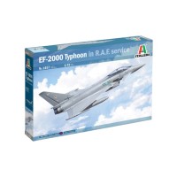 Сборная модель 1:72 самолет EUROFIGHTER EFA RAF Италери 1457