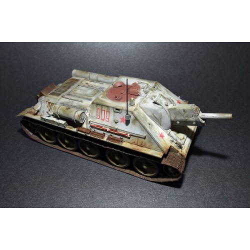 Бронетехніка та артилерія Збірна модель 1:35 Радянська САУ СУ-122 ранній випуск Miniart 35181