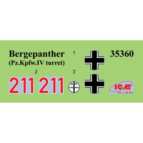 Бронетехника и артиллерия Танк Bergepanther с башней Pz.Kpfw.IV