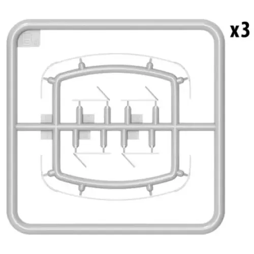 Авто-мото Збірна модель 1:35 Вантажний автомобіль з металевим кузовом G7107 та екіпажем 1,5 т 4x4 MiniArt 35383