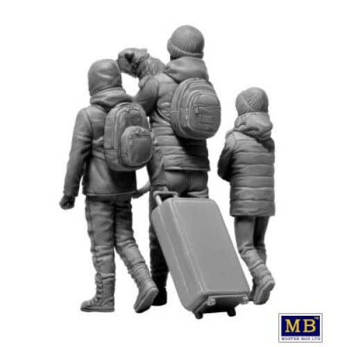 Фігури та мініатюри Серія Російсько-українська війна, комплект №5. Біженці. березень 2022 р.