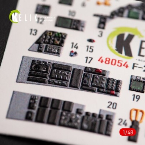Декалі JASDF F-2B 3D декаль інтер'єр для комплекту Hasegawa 1:48 KELIK K48054