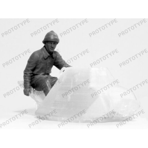 Фигуры и миниатюры Французский танковый экипаж Второй мировой войны