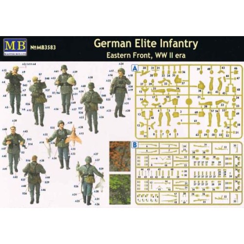 Фігури та мініатюри «Німецька елітна піхота, Східний фронт, епоха Другої світової війни»