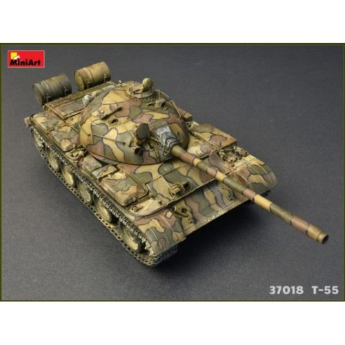 Бронетехника и артиллерия Средний танк Т-55 образца 1963 г. с интерьером