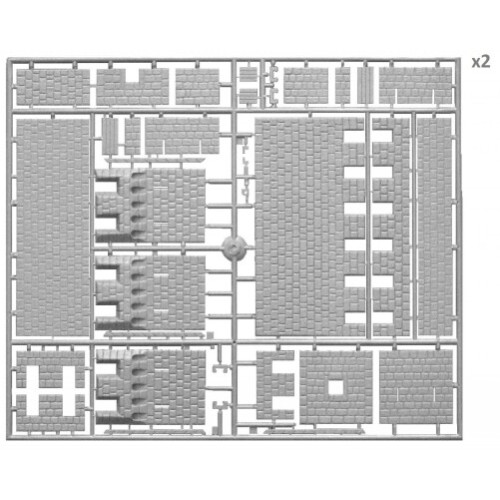 Будівлі та елементи Збірна модель 1:72 Набір Штурм середньовічної фортеці MiniArt 72033