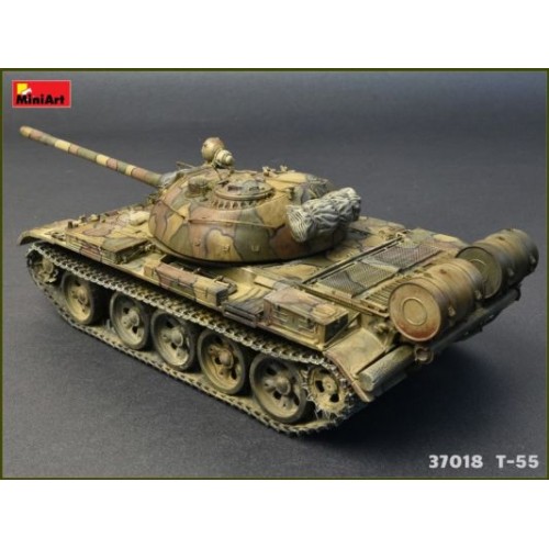 Бронетехника и артиллерия Средний танк Т-55 образца 1963 г. с интерьером
