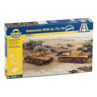 Збірна модель 1:72 Самохідна артилерійська установка М40 75:18 Italeri 7519