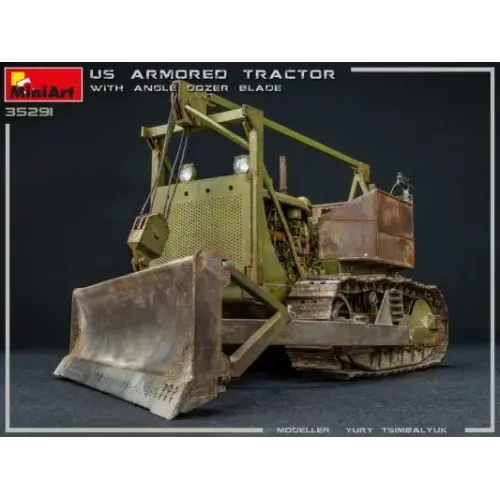 Бронетехника и артиллерия Американский бронированный бульдозер с ножевым отвалом