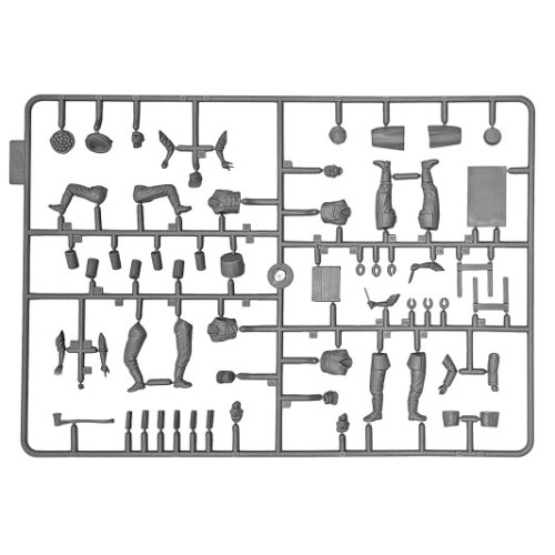 Бронетехніка та артилерія Збірна модель 1:35 Фігури AHN "Gulaschkanone" із кухарями ICM 35421