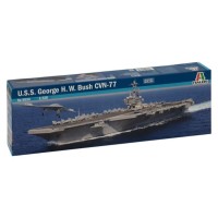 Збірна модель 1:720 Авіаносець ВМС США ДЖОРДЖ Г. У. БУШ CVN-77 Italeri 5534