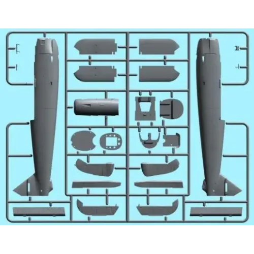 Збірна модель літака Hs 126 A-1 1:48