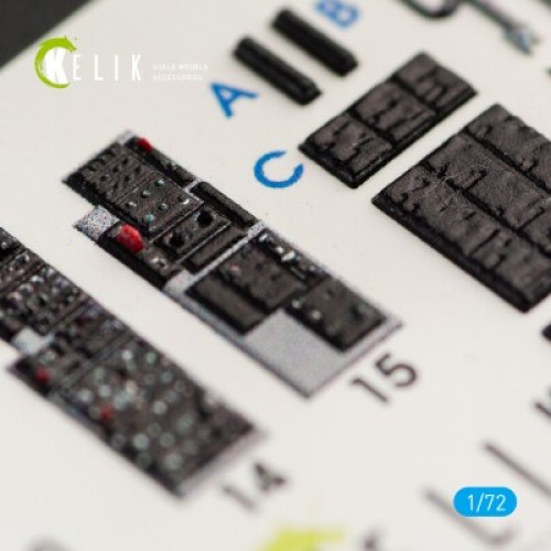 Декали JASDF F-2A Fighter 3D декаль интерьер для комплекта FineMolds 1:72 КЕЛИК K72015