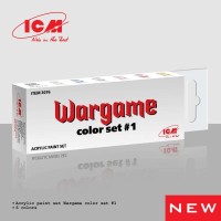 Набір акрилових фарб для Wargame #1 ICM 3076