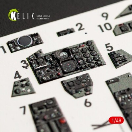 Декали F-4G 3D декаль интерьер для комплекта Meng 1:48 КЕЛИК K48056