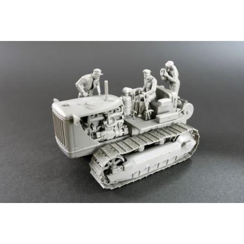 Бронетехніка та артилерія Збірна модель 1:35 Американський тягач з буксирувальною лебідкою та екіпажем MiniArt 35225
