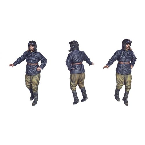 Фигуры и миниатюры Сборная модель 1:35 Фигуры Советский экипаж огнеметного или тяжелого танка МиниАрт 35254