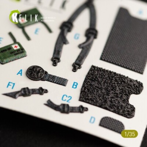 Декали HH-60H Rescue Hawk 3D декаль интерьер для комплекта Kitty Hawk 1:35 КЕЛИК K35016