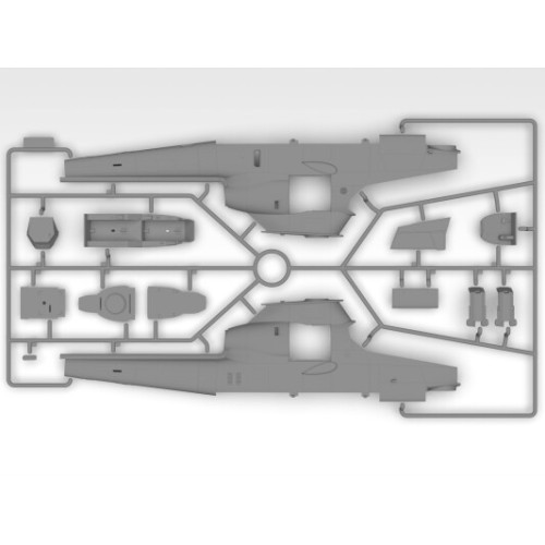 Гелікоптери Збірна модель 1:35 Американський вертоліт AH-1G Cobra (раннє виробництво) ICM 53030