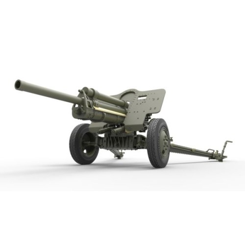 Бронетехніка та артилерія Збірна модель 1:35 Радянська 76-мм гармата УСВ-БР зразка 1941р. з артилерійським передком та розрахунком Miniart 35129