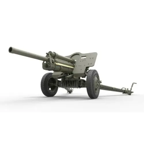 Бронетехніка та артилерія Збірна модель 1:35 Радянська 76-мм гармата УСВ-БР зразка 1941р. з артилерійським передком та розрахунком Miniart 35129