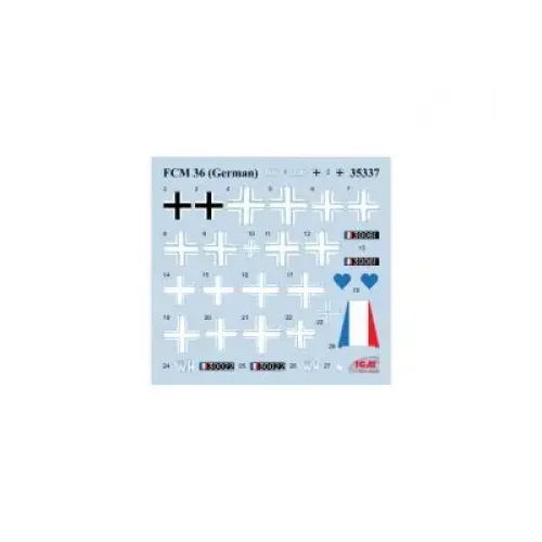 Бронетехника и артиллерия Французский легкий танк FCM 36 на службе Вермахта