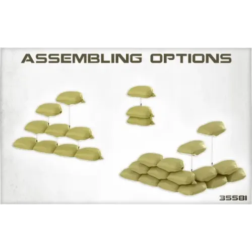 Наборы деталировки Сборная модель 1:35 Набор Мешков Миниарт 35586