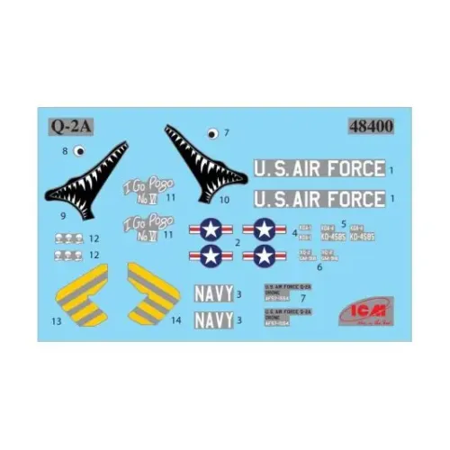 Ракети та боєкомплекти KDA-1 (Q-2A) Firebee з причепом