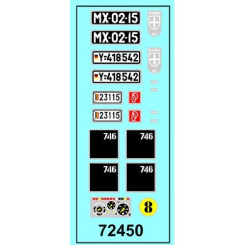Бронетехніка та артилерія Збірна модель 1:72 Військова вантажівка 2т (4x4) Unimog U1300L ACE 72450