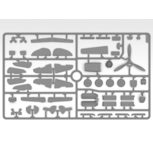 Збірна модель літака Збірна модель 1:32 Радянський винищувач Як-9К ICM 32091 1:32