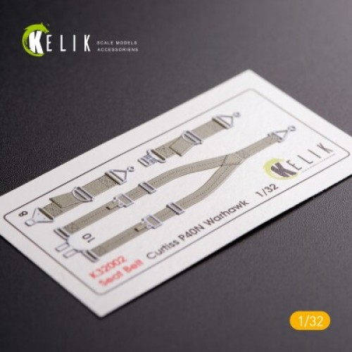 Декалі P40-N 3D декаль інтер'єр для комплекту Trumpeter 1:32 KELIK K32002