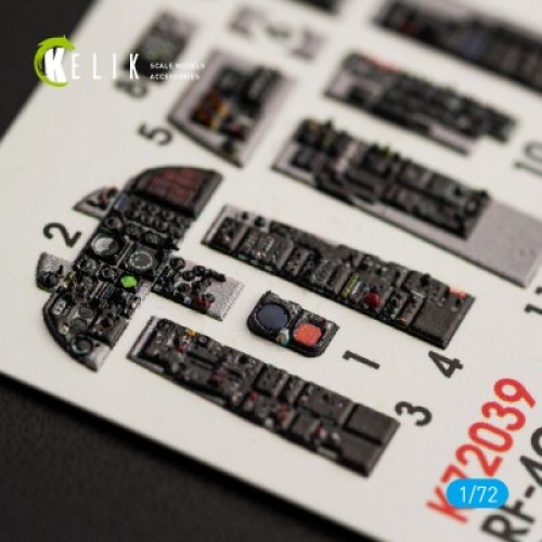 Декалі RF-4C "Phantom II" 3D декаль інтер'єр для комплекту Hasegawa 1:72 KELIK K72039