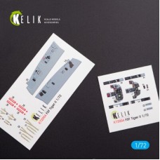 F-5F "Tiger II" 3D декаль интерьер для комплекта Dream Model 1:72 КЕЛИК K72004