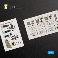 F-4J "Phantom II" 3D декаль интерьер для комплекта FineMolds 1:72 КЕЛИК K72006