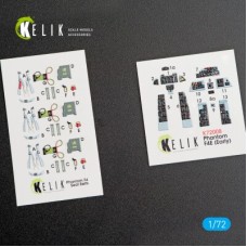 F-4E Phantom II 3D декаль интерьер для комплекта FineMolds 1:72 КЕЛИК K72008