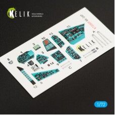 MI-24P 3D декаль интерьер для комплекта Zvezda 1:72 КЕЛИК K72009