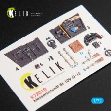 BF109 G-10 3D декаль интерьер для комплекта FineMolds 1:72 КЕЛИК K72010