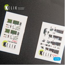 F-16D Fighting Falcom 3D декаль интерьер для комплекта Kinetic 1:72 КЕЛИК K72011