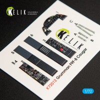 F9F-8 Cougar 3D декаль інтер'єр для комплекту Special Hobby 1:72 КЕЛИК K72012