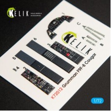 F9F-8 Cougar 3D декаль интерьер для комплекта Special Hobby 1:72 КЕЛИК K72012