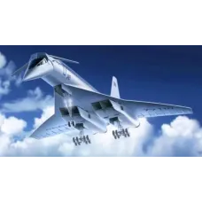 Збірна модель 1:144 Надзвуковий пасажирський літак Ту-144 ICM 14401
