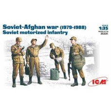 Збірна модель 1:35 радянські мотострілки, війна в Афганістані (1979-1988) ICM35331