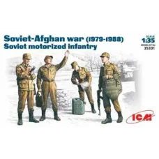 Сборная модель 1:35 советские мотострелки, война в Афганистане (1979-1988) ICM35331